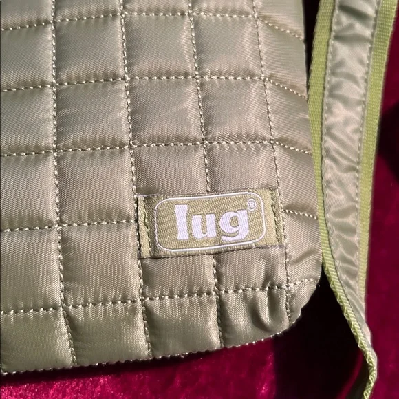 lug Quilted Crossbody Bag in Light Olive - Picture 2 of 4